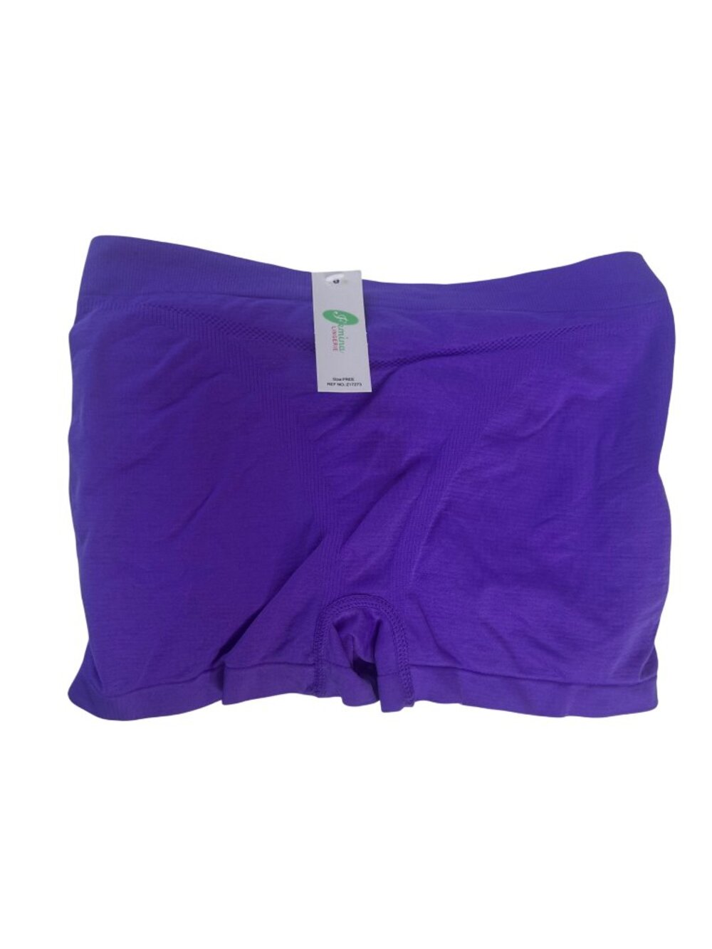 Femina Seamless Padded Boyshorts Shapewear Enhancement Purple Size OS New